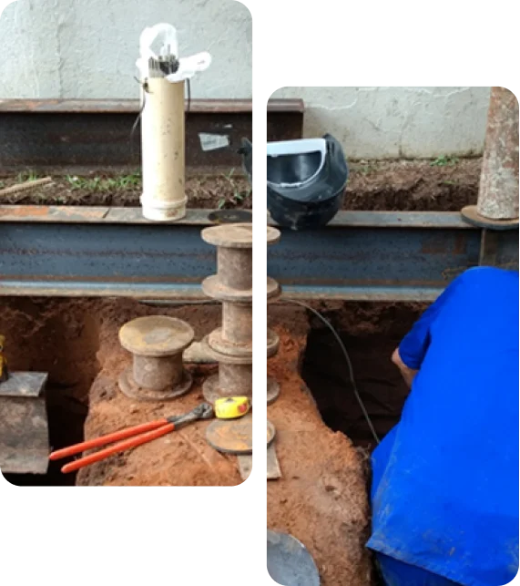 Processo de execução da ESTACA MEGA